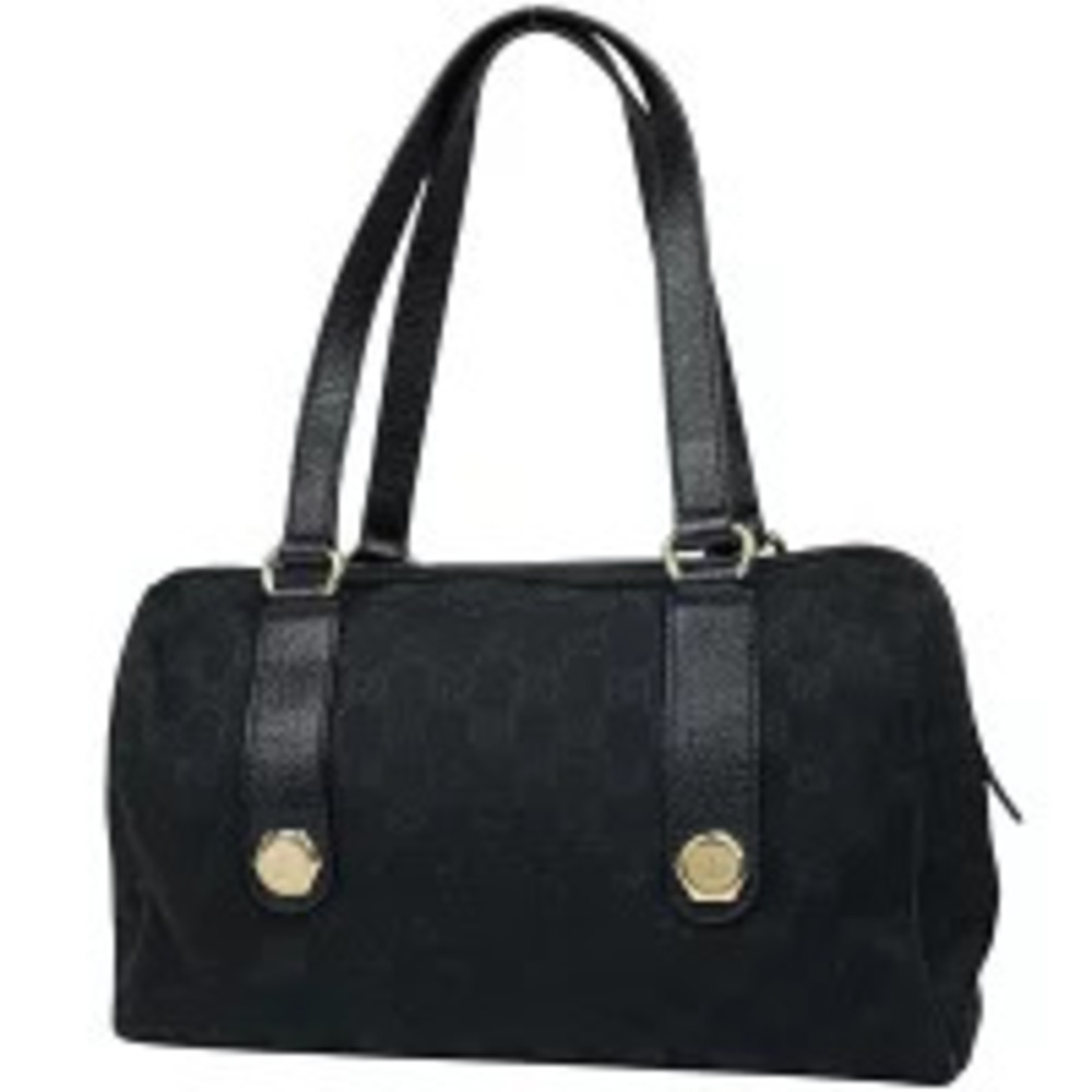 Gucci GG handbag Boston canvas black